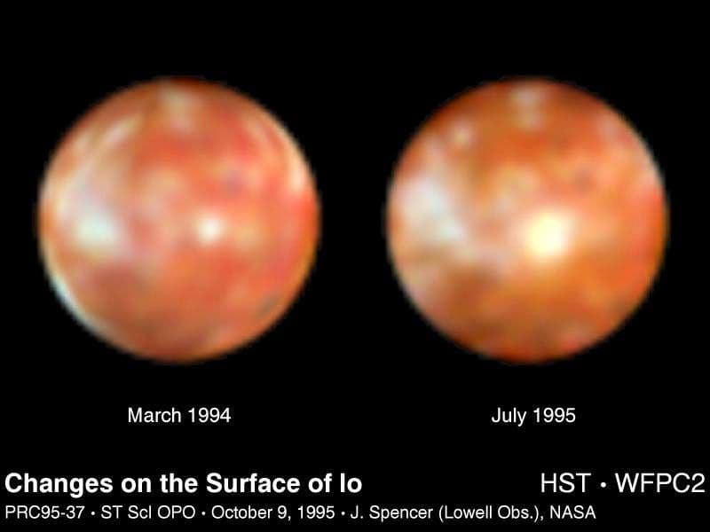 Hubble Discovers Bright New Spot on Io