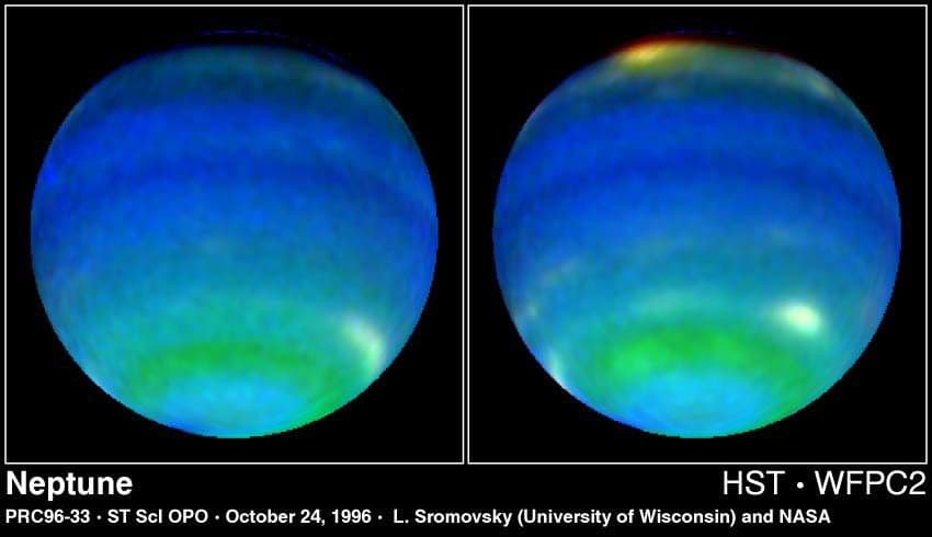 Hubble Makes Movie of Neptune’s Rotation and Weather
