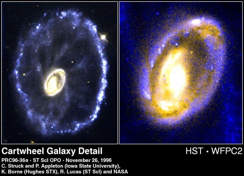 Hubble Spies Supersonic “Comet-Clouds” in Heart of Galaxy