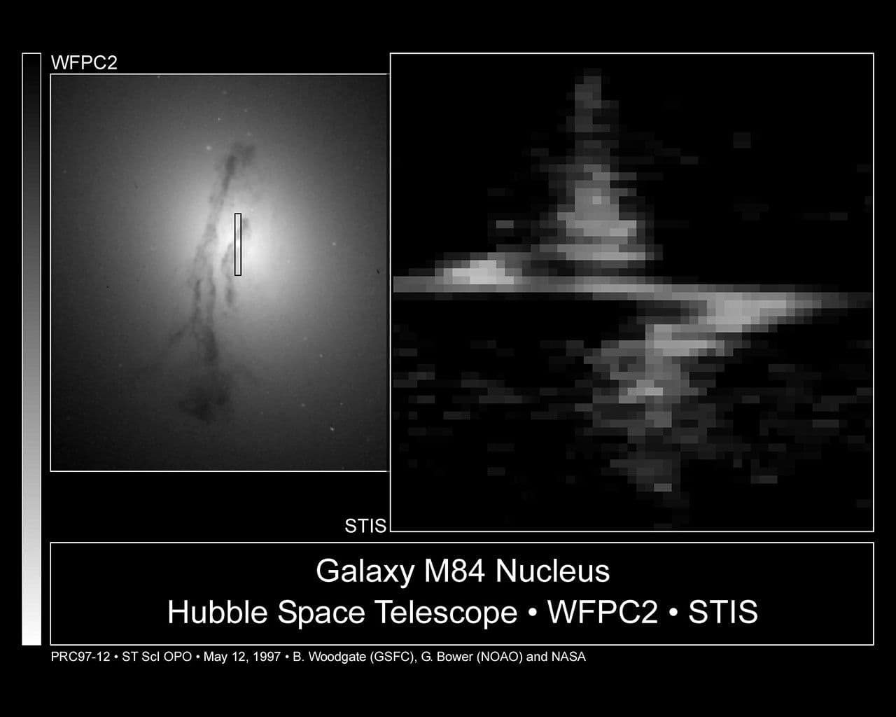 Hubble Records a Black Hole’s Signature