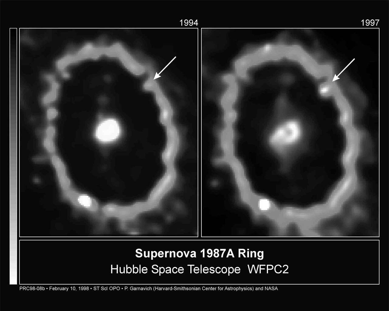 Shock Wave Sheds New Light on Fading Supernova