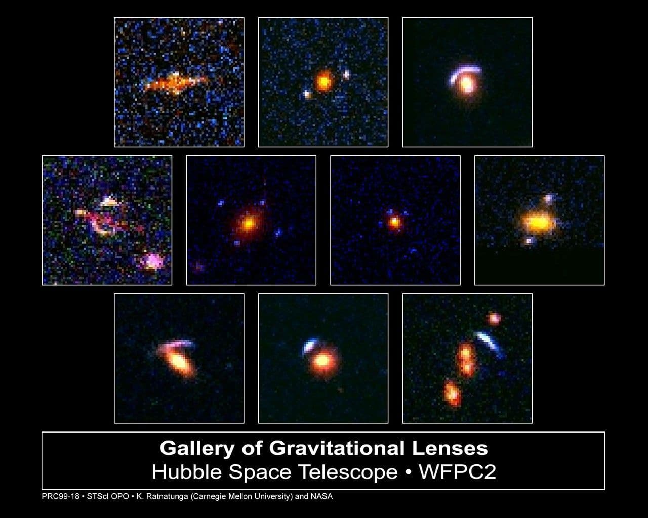 Natural Lenses in Space Stretch Hubble’s View of the Universe