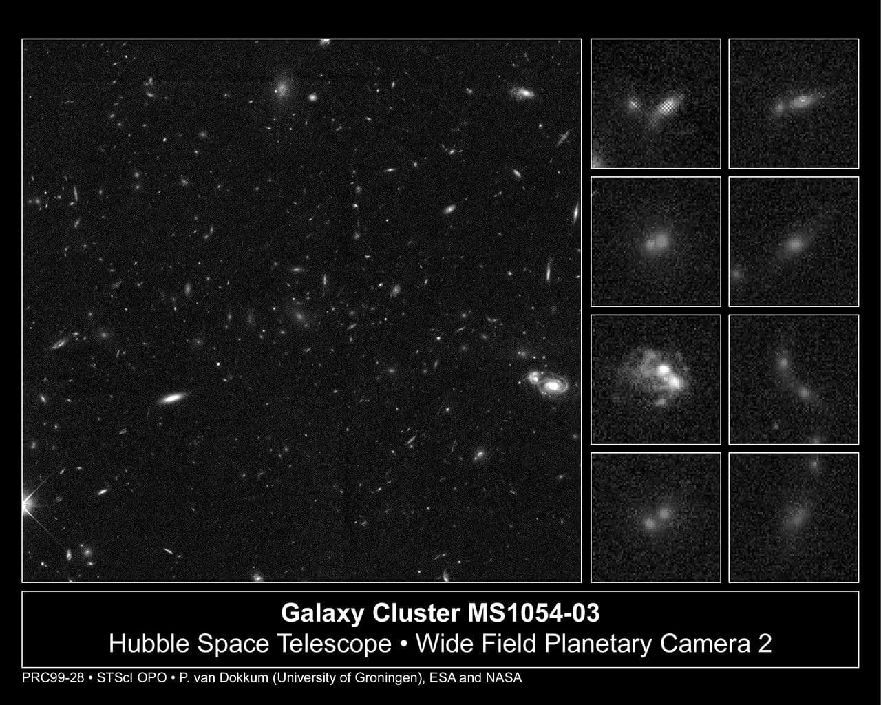Cosmic Collisions – European HST Scientists Catch Merging Galaxies in the Act
