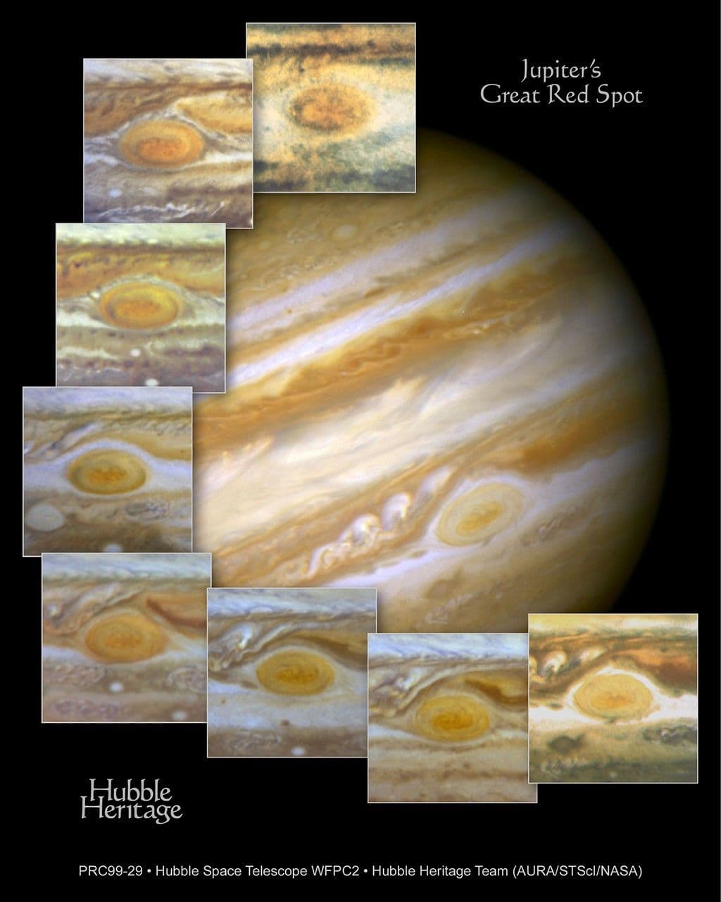 Hubble Views Ancient Storm in the Atmosphere of Jupiter