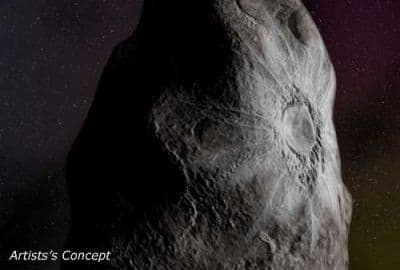 Centaur’s Bright Surface Spot Could be Crater of Fresh Ice