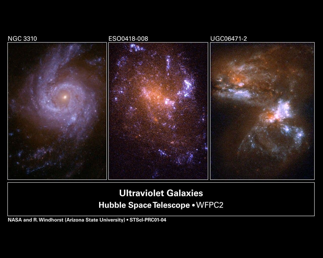 Hubble’s Ultraviolet Views of Nearby Galaxies Yield Clues to Early Universe