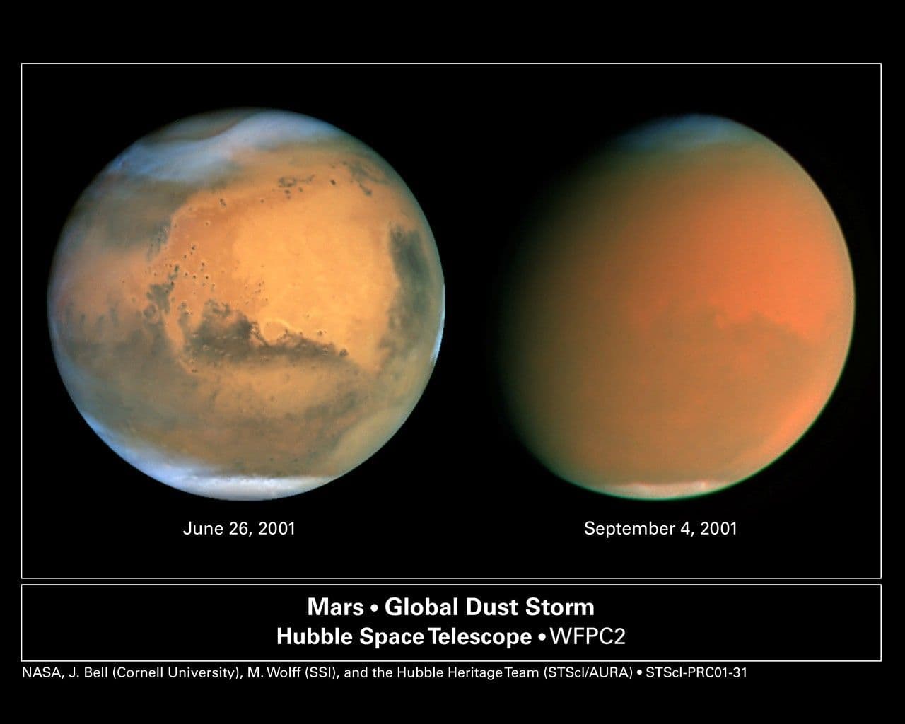 Scientists Track “Perfect Storm” on Mars