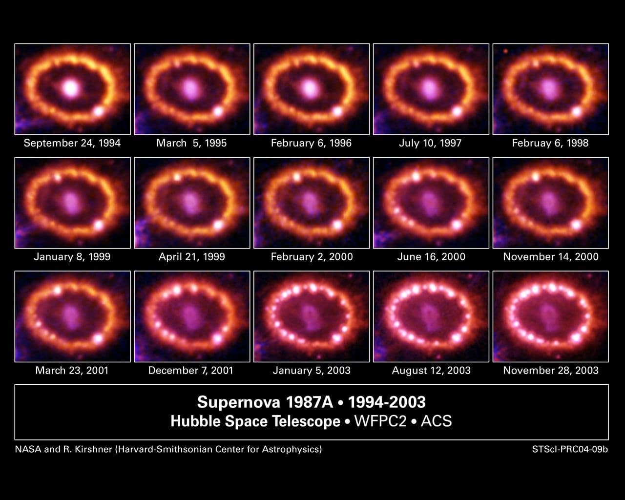 Supernova Shock Wave Is Producing a Spectacular New Light Show