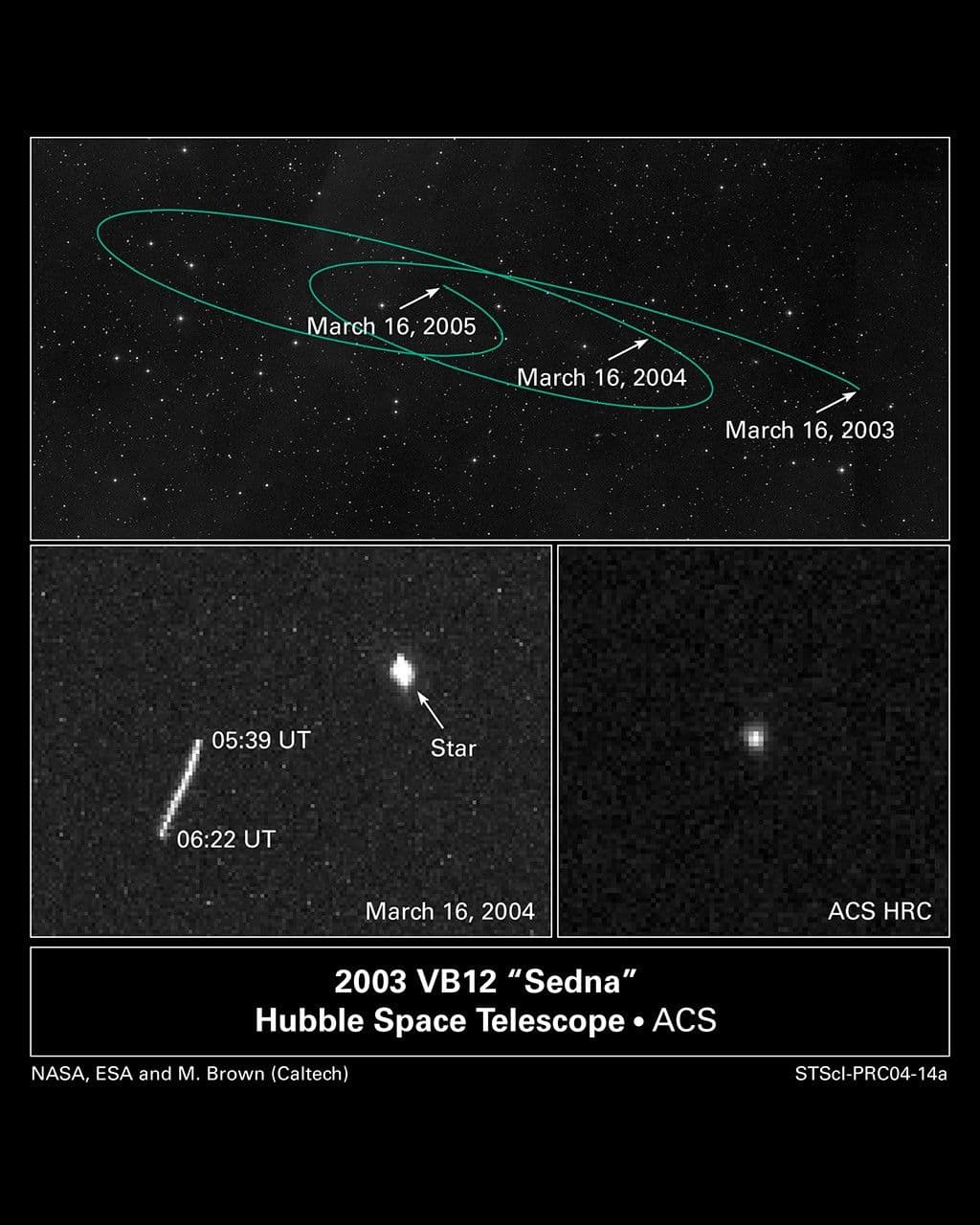 Hubble Observes Planetoid Sedna, Mystery Deepens