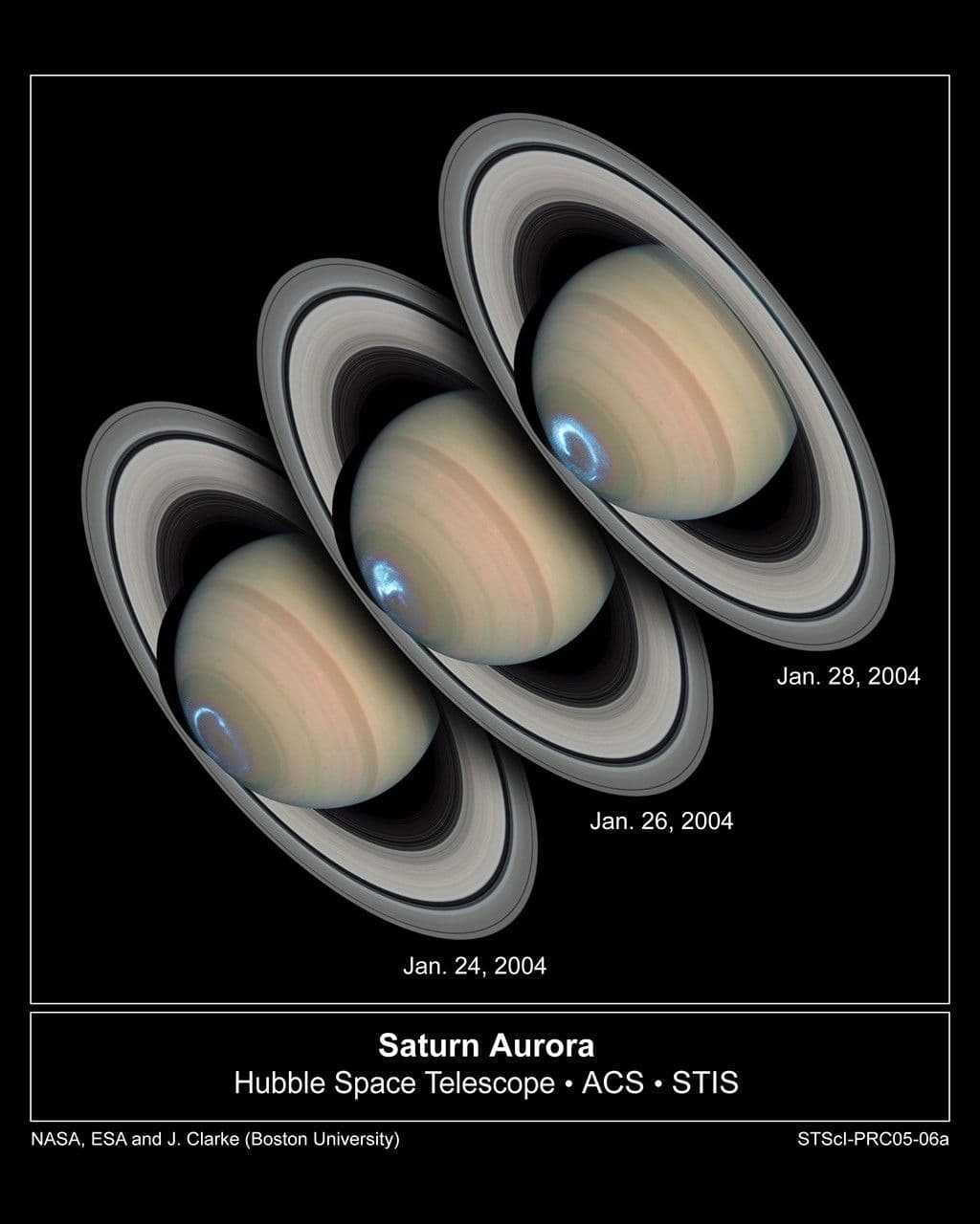 Saturn’s Auroras Defy Scientists’ Expectations