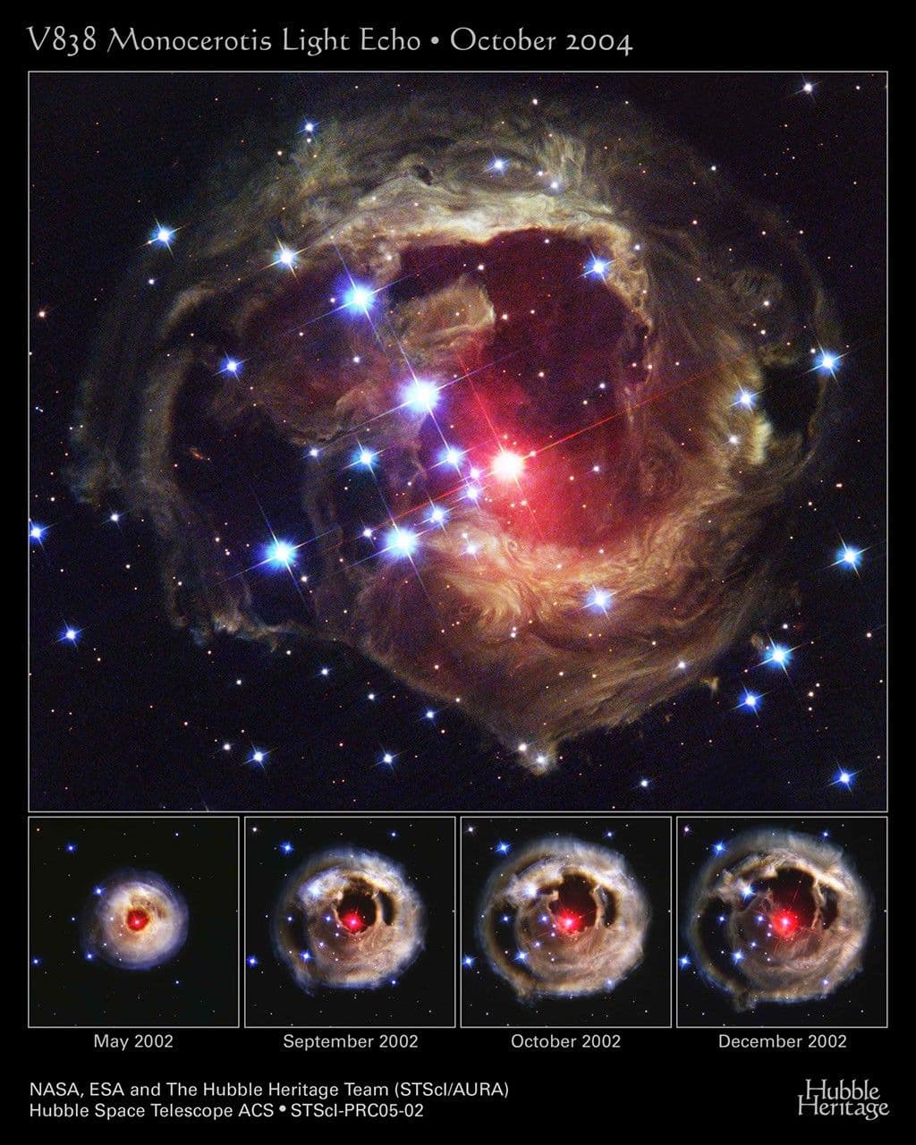 Light Continues to Echo Three Years After Stellar Outburst