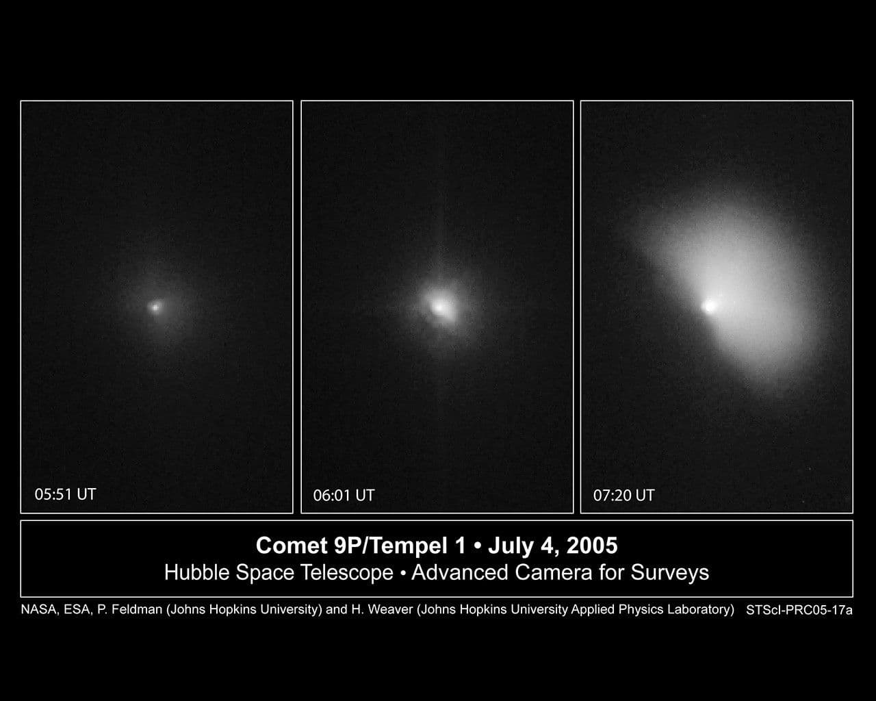 Hubble Captures Deep Impact’s Collision with Comet