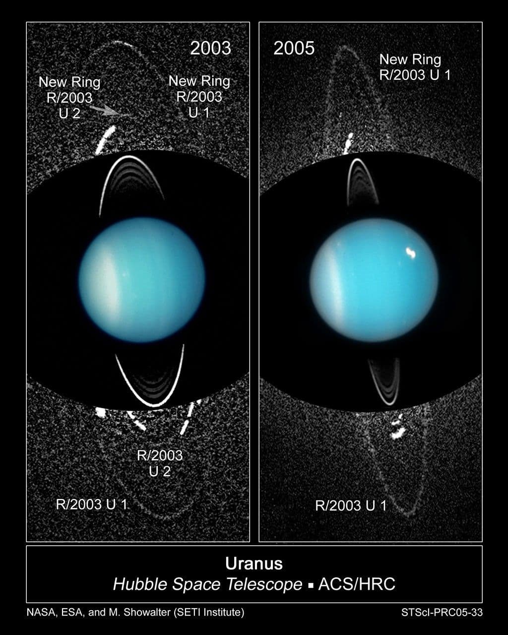 NASA’s Hubble Discovers New Rings and Moons Around Uranus