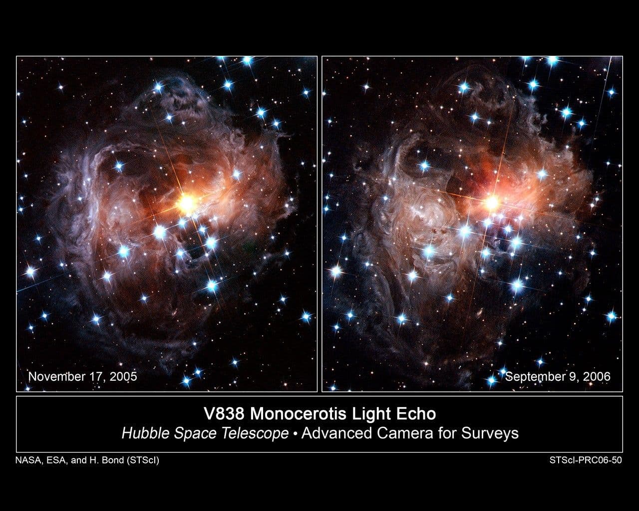 Hubble’s Latest Views of Light Echo from Star V838 Monocerotis