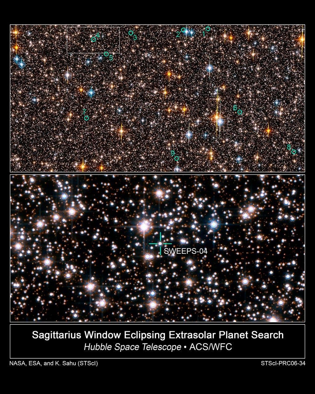 Hubble Finds Extrasolar Planets Far Across Galaxy