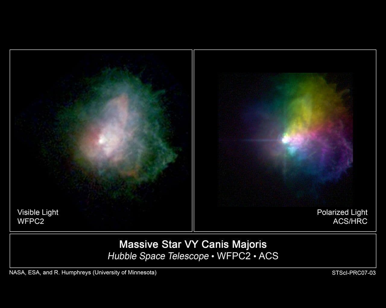 Astronomers Map a Hypergiant Star’s Massive Outbursts