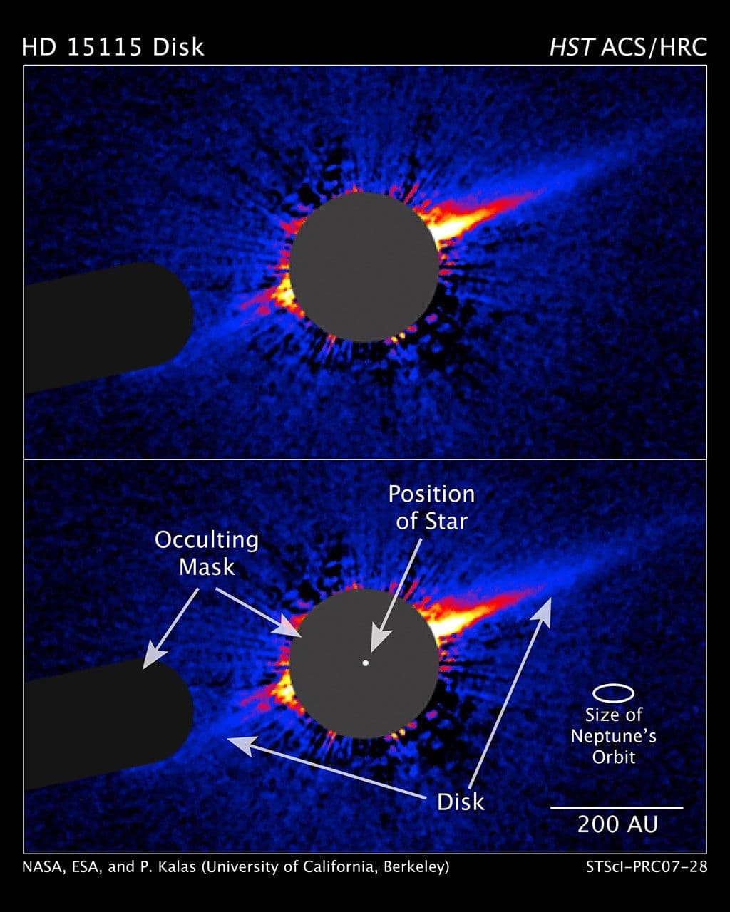 Astronomers Find Highly Elliptical Disk Around Young Star