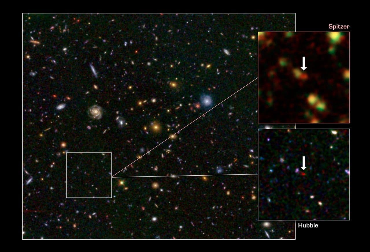 Distant Galaxy Bursts with Stars