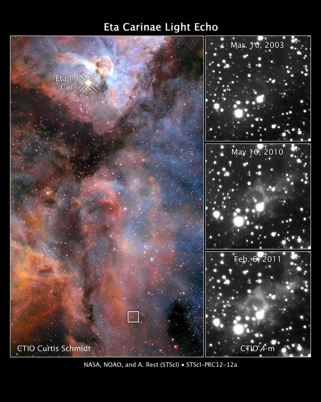 Astronomers Watch Delayed Broadcast of a Powerful Stellar Eruption