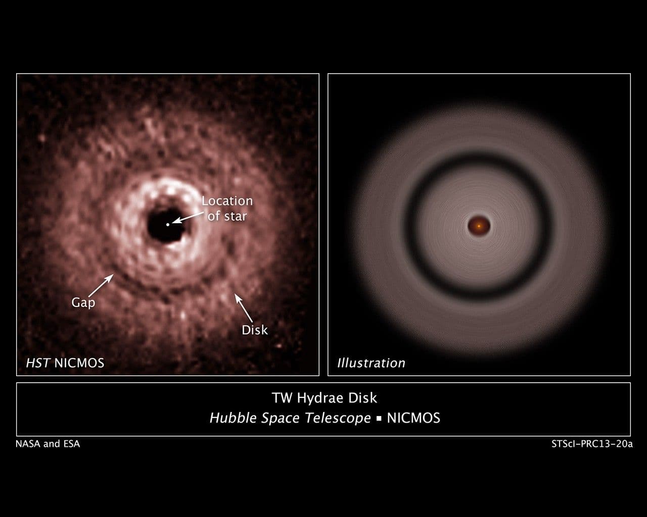 Hubble Uncovers Evidence for Extrasolar Planet Under Construction