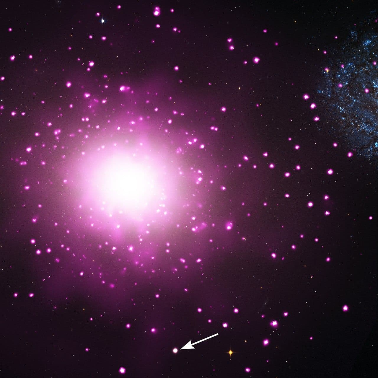Hubble and Chandra Find Evidence for Densest Galaxy in Nearby Universe