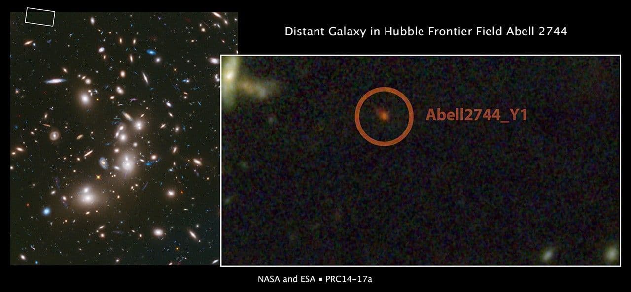 Hubble and Spitzer Space Telescopes Find One of the Youngest Galaxies in the Universe