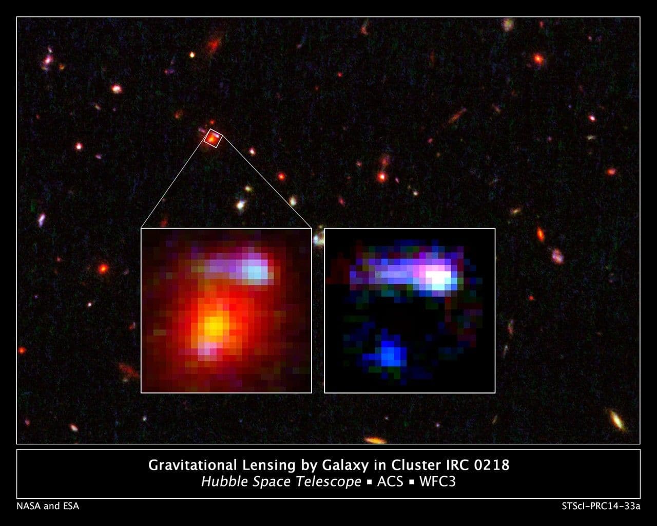 Hubble Shows Farthest Lensing Galaxy Yields Clues to Early Universe