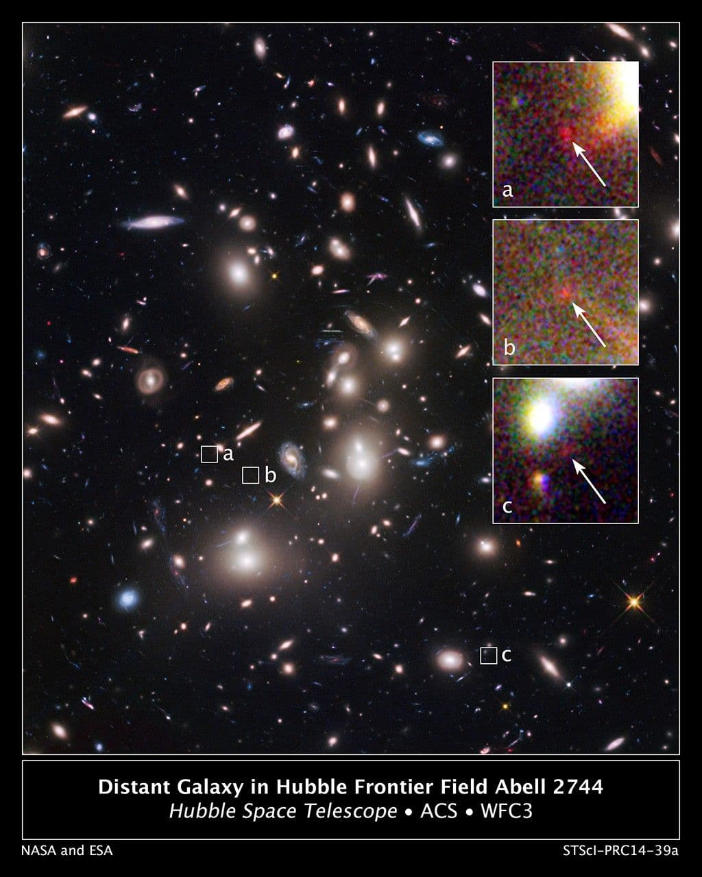 Hubble Finds Extremely Distant Galaxy through Cosmic Magnifying Glass