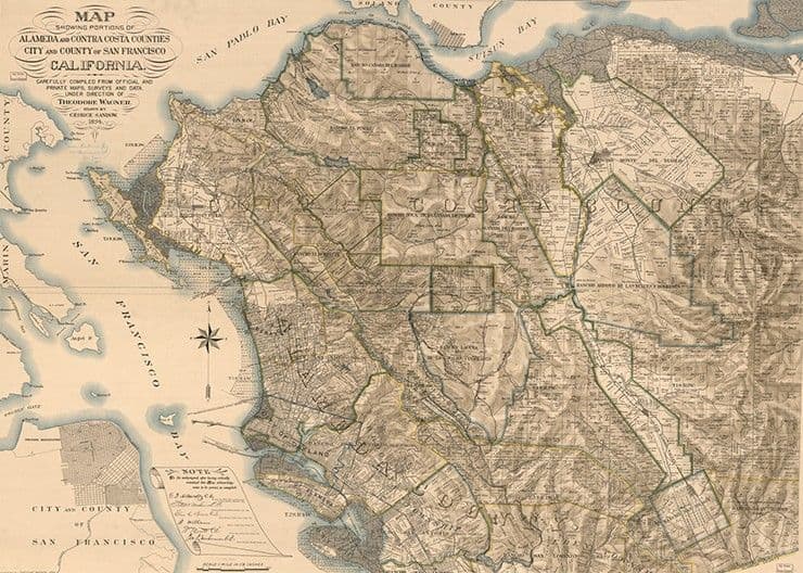 Northern San Francisco Bay, 1894