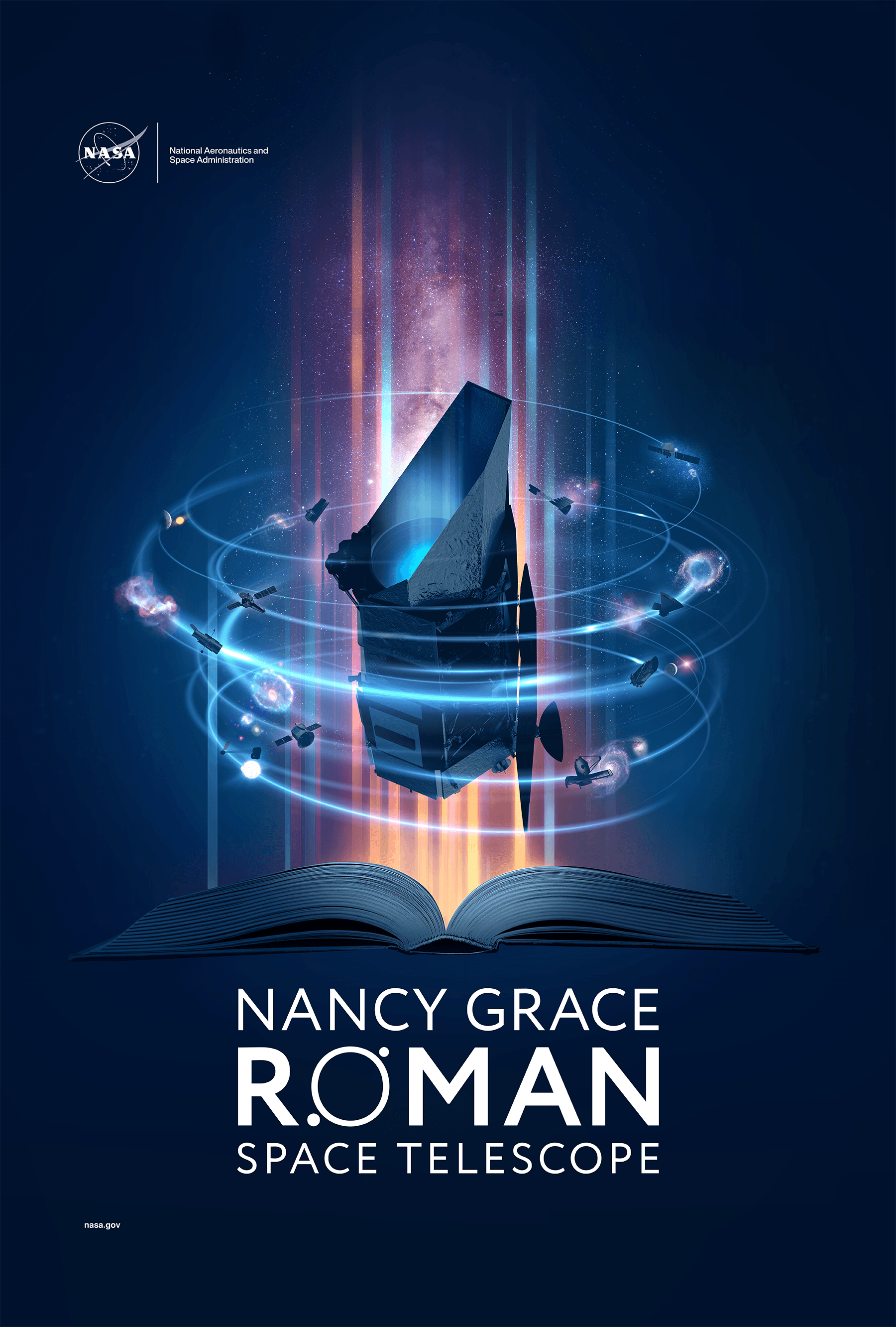 Nancy Grace Roman Space Telescope Poster