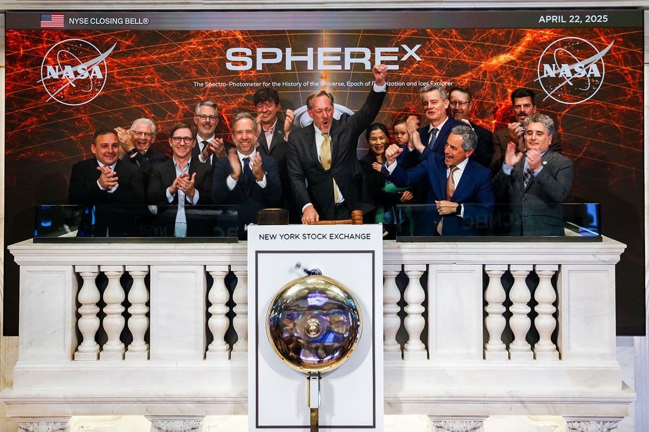 New York Stock Exchange Welcomes NASA’s SPHEREx Team