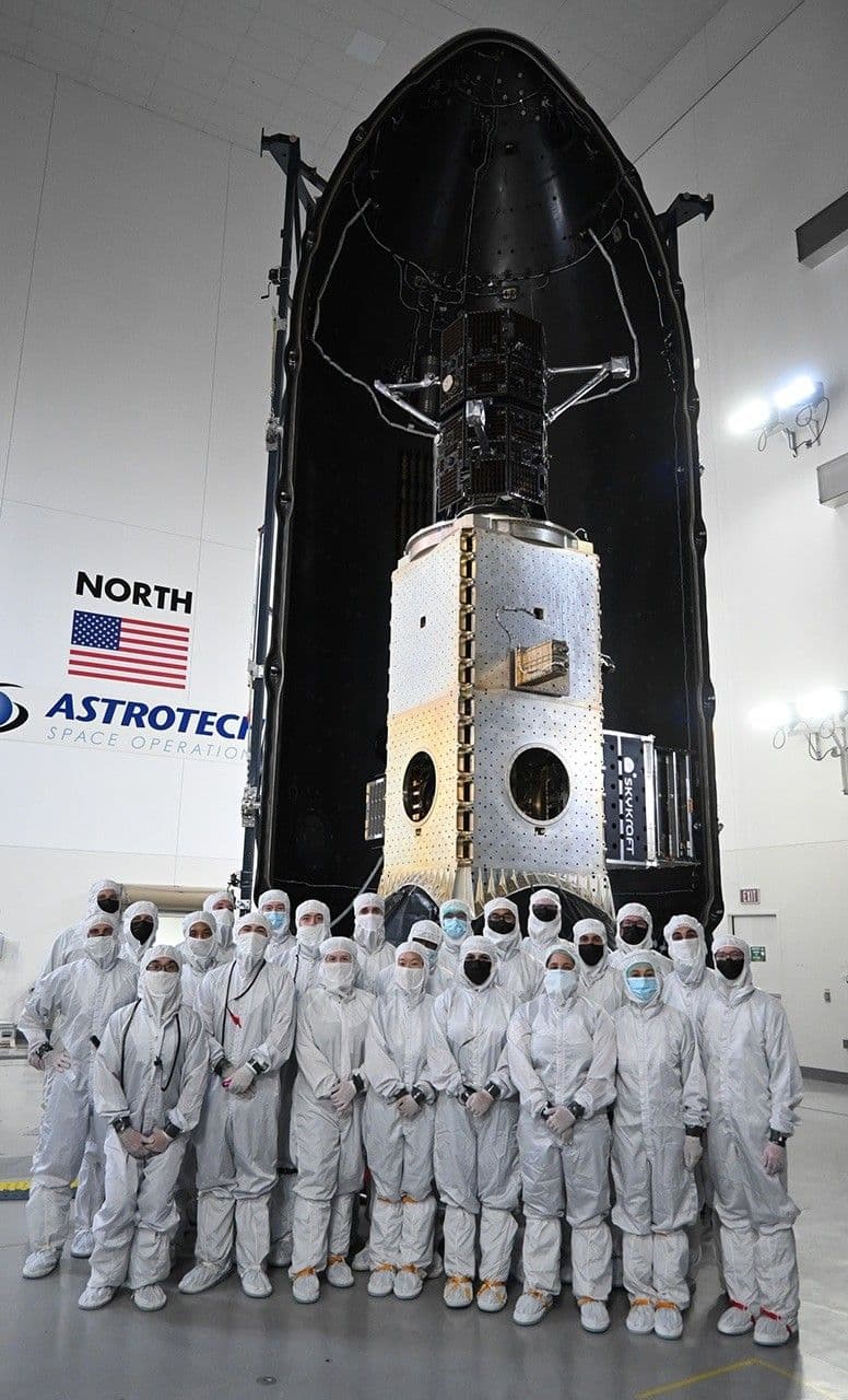 NASA Satellites Encapsulated for TRACERS Launch