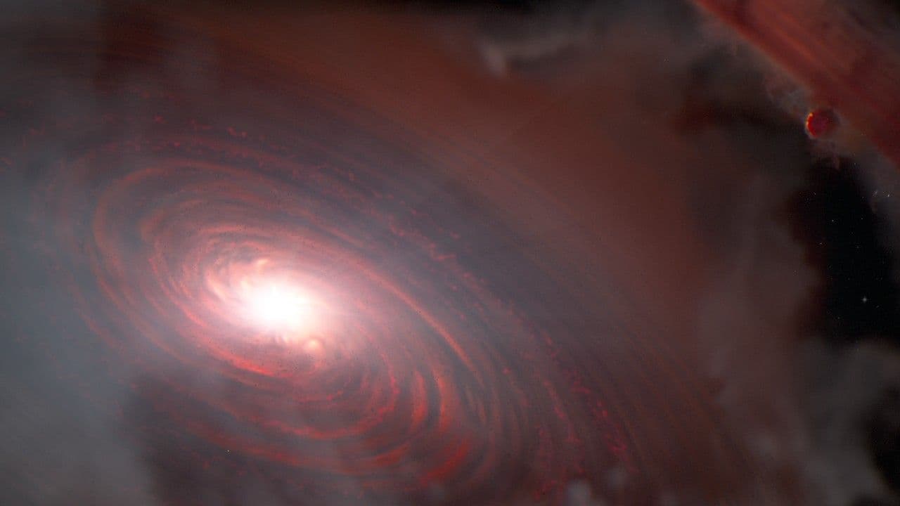 Webb Detects Water Vapor in Rocky Planet-forming Zone