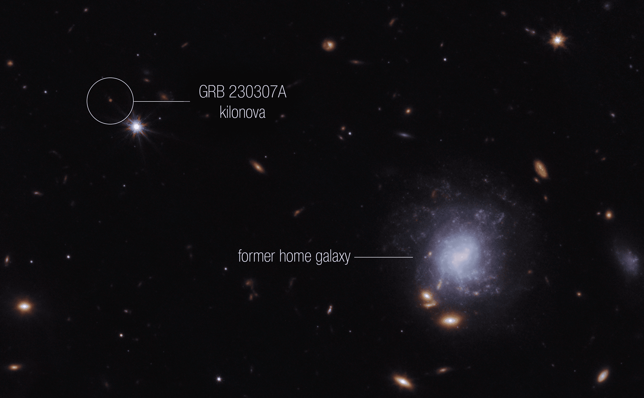 NASA’s Webb Makes First Detection of Heavy Element from Star Merger