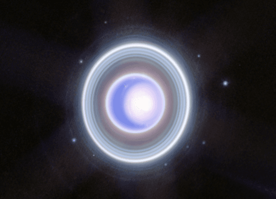NASA’s Webb Rings in Holidays with Ringed Planet Uranus