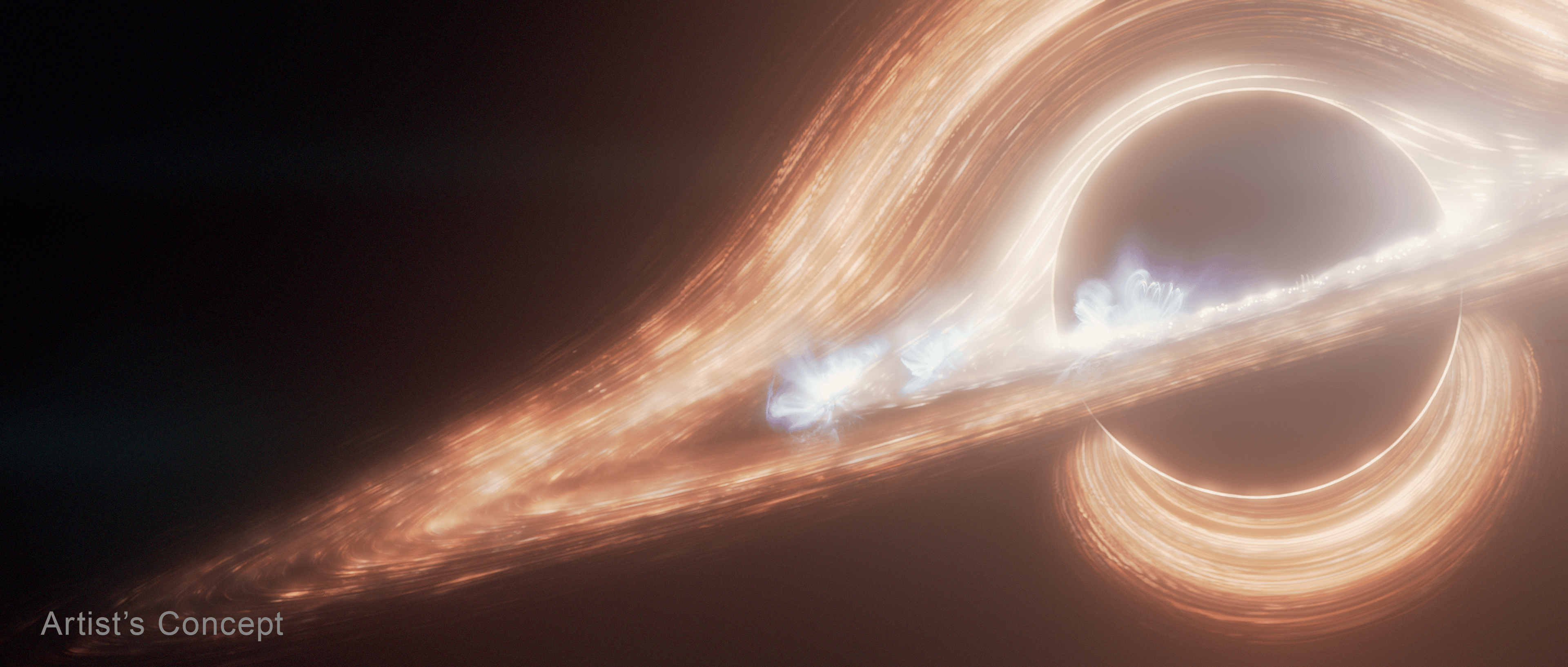 Webb Reveals Rapid-Fire Light Show From Milky Way’s Central Black Hole
