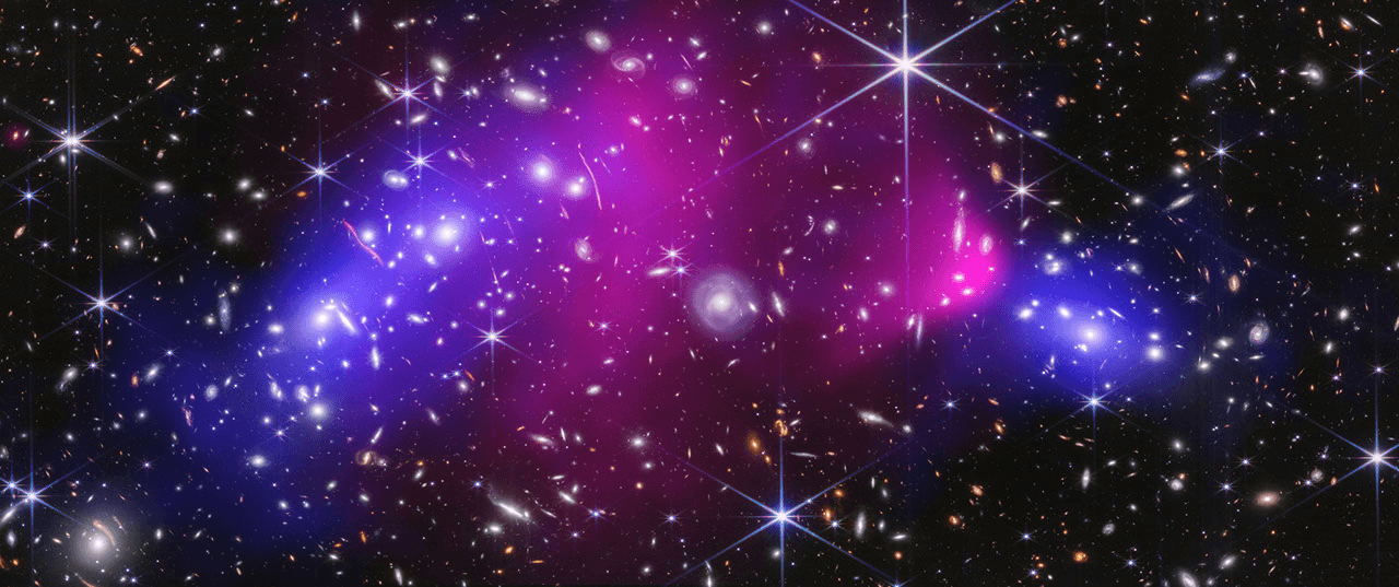NASA Webb ‘Pierces’ Bullet Cluster, Refines Its Mass