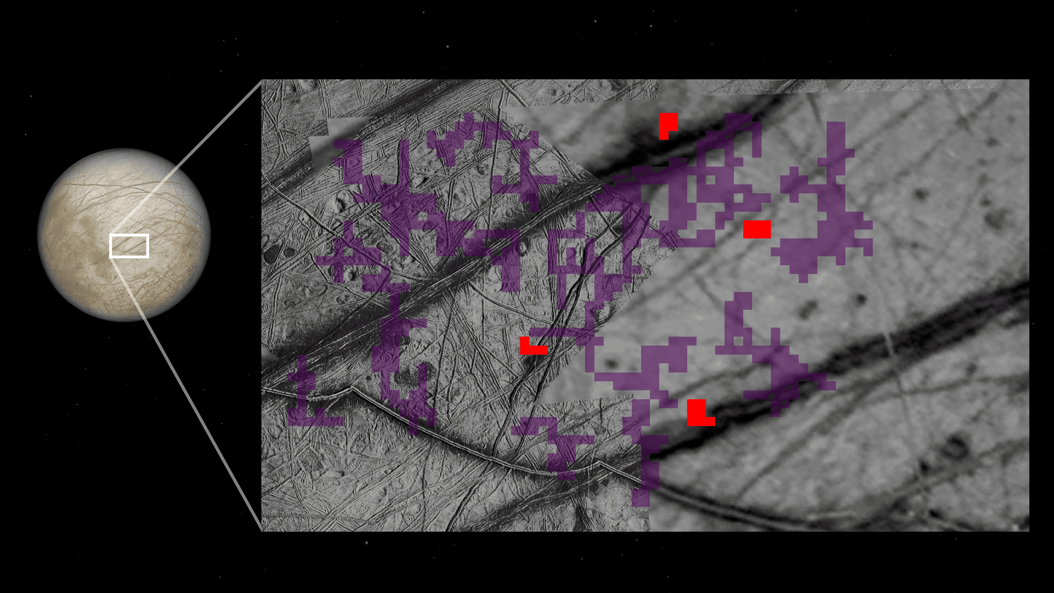 Ammonia-Bearing Compounds Discovered at Surface of Jupiter’s Moon Europa