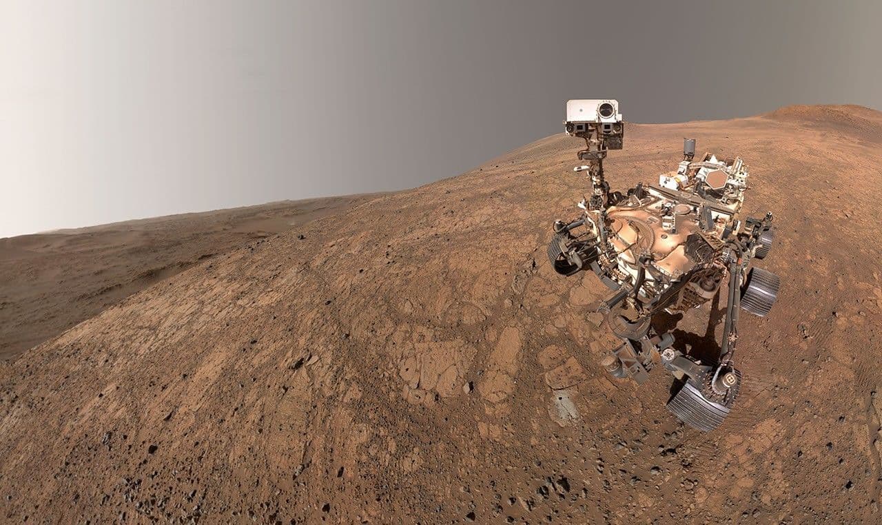 Dust Devil Photobombs Perseverance’s Selfie