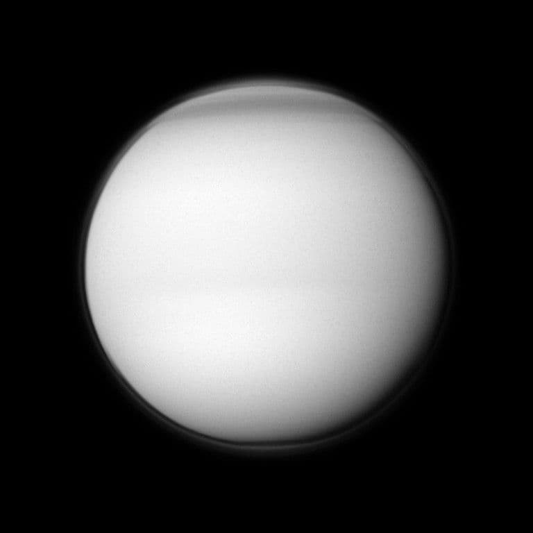 Titan Flyby (T-82): Up Close in Infrared
