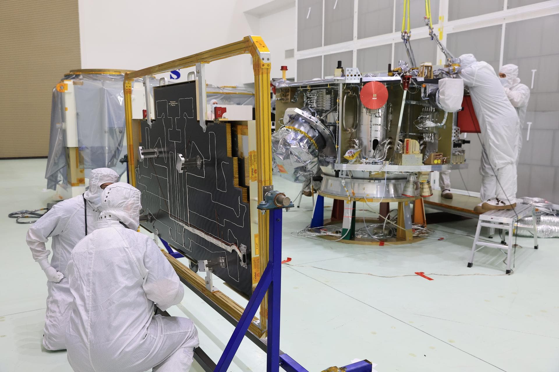 NASA Conducts Solar Array Testing on Interstellar Mapping Spacecraft
