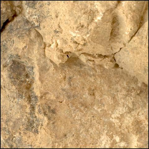 Foto de Marte da câmera SHERLOC_WATSON