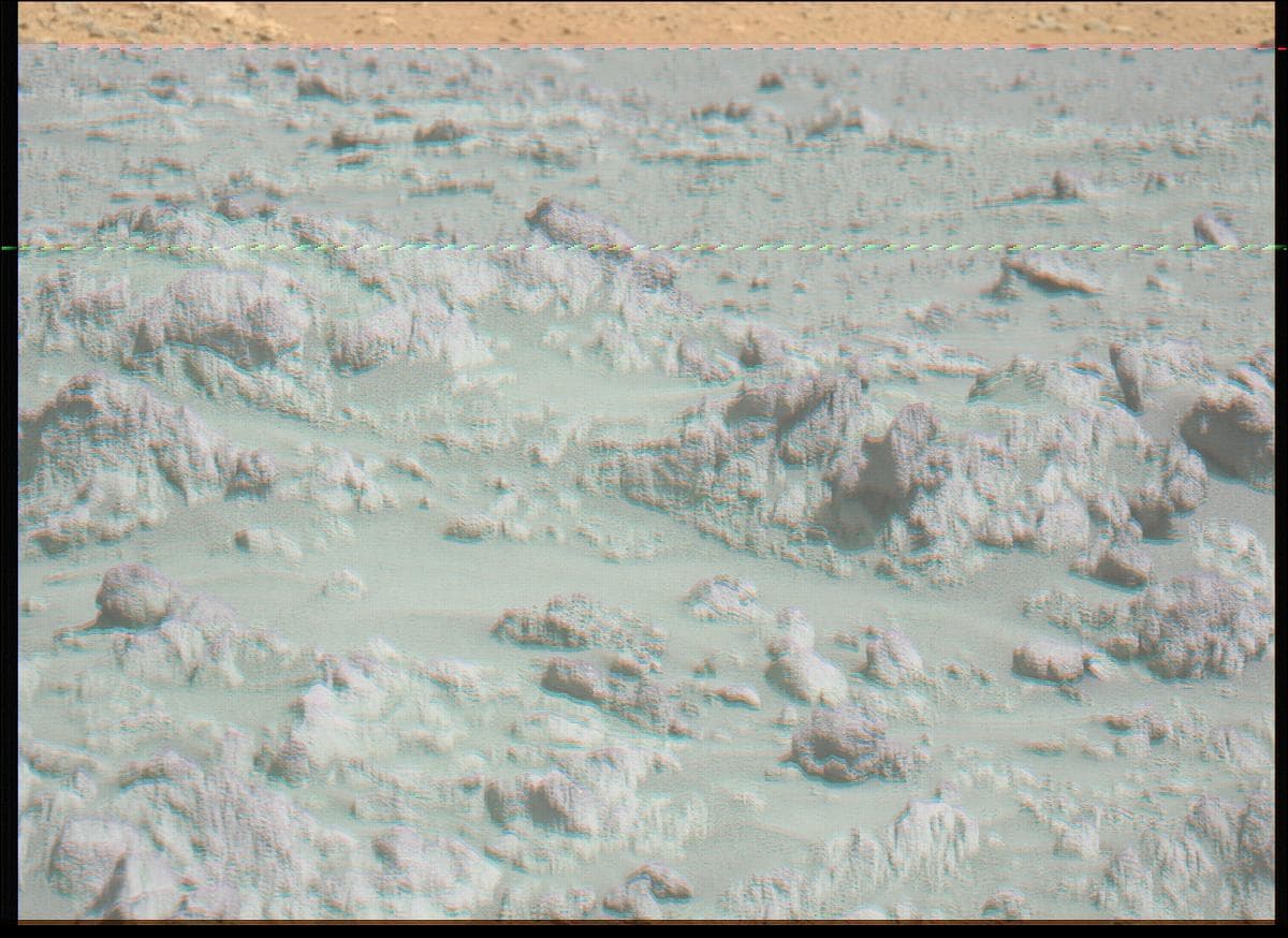 Foto de Marte da câmera MCZ_RIGHT