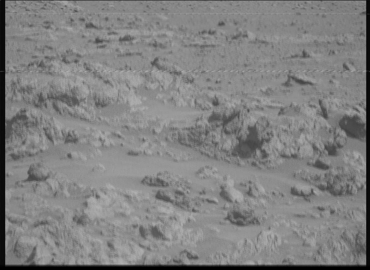 Foto de Marte da câmera MCZ_RIGHT