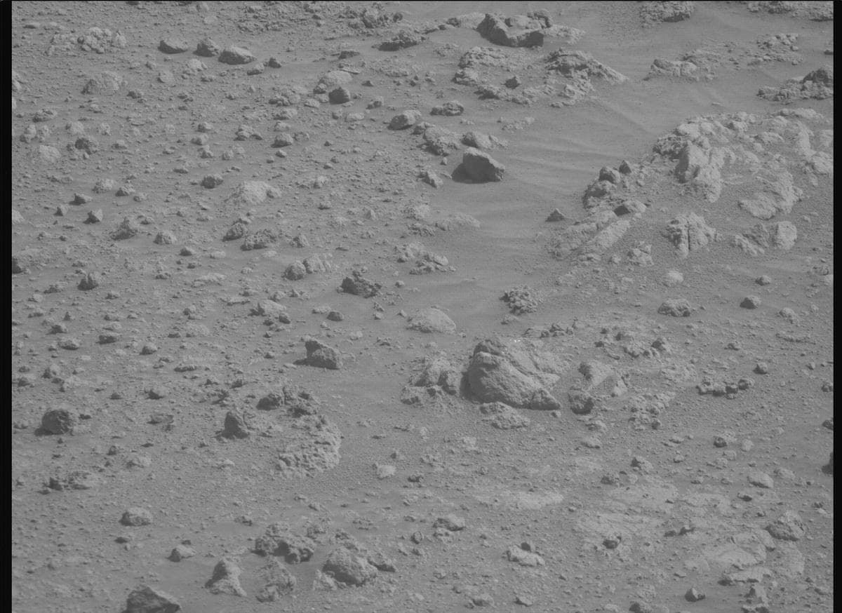 Foto de Marte da câmera MCZ_RIGHT