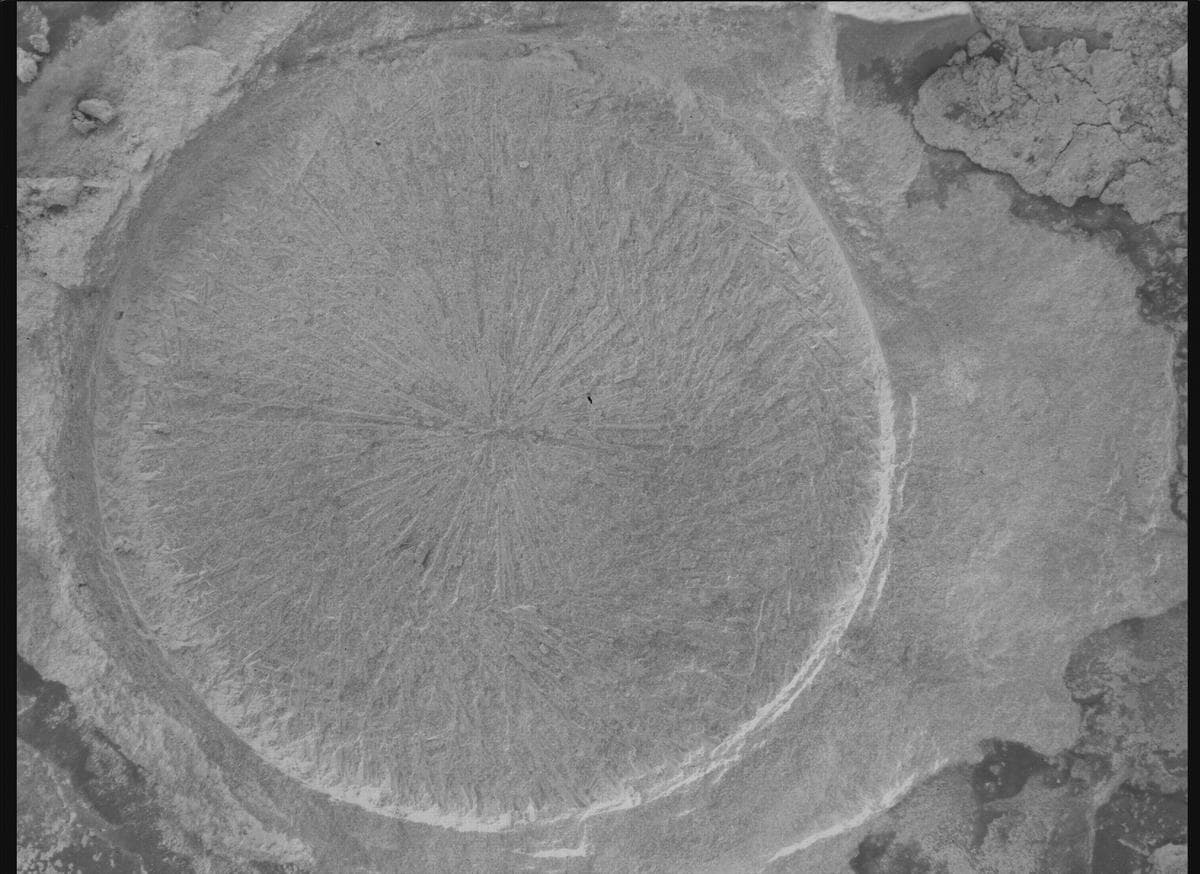 Foto de Marte da câmera SHERLOC_WATSON