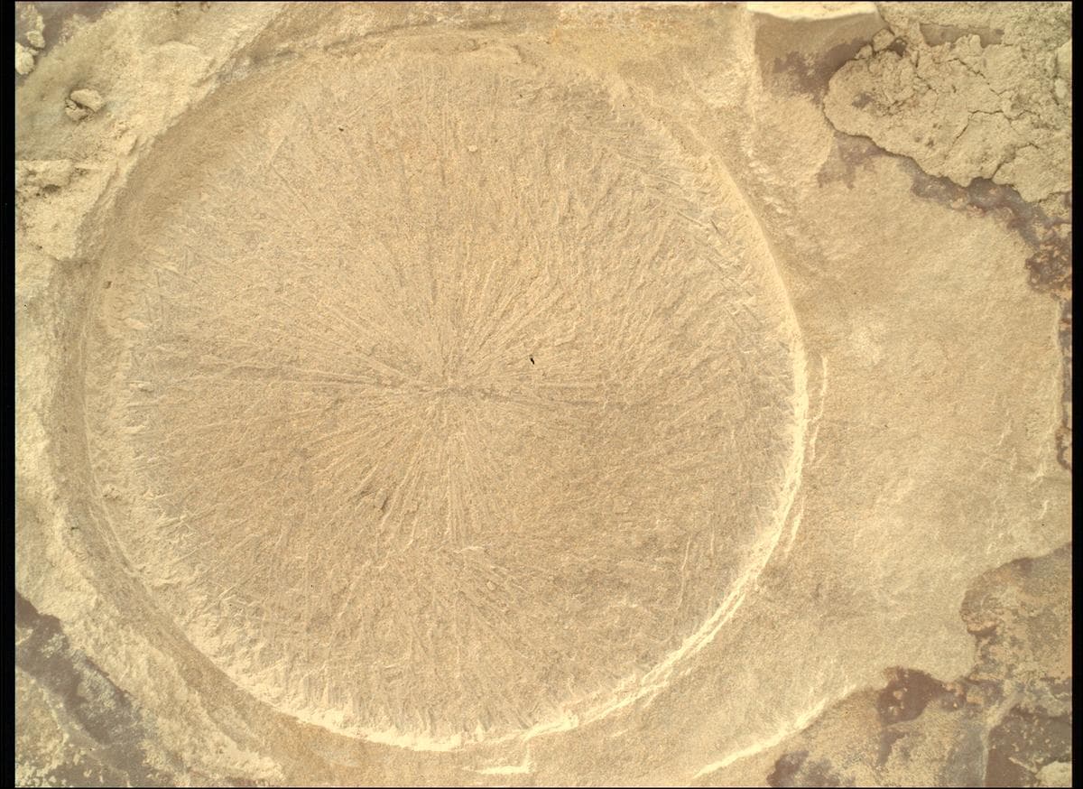 Foto de Marte da câmera SHERLOC_WATSON