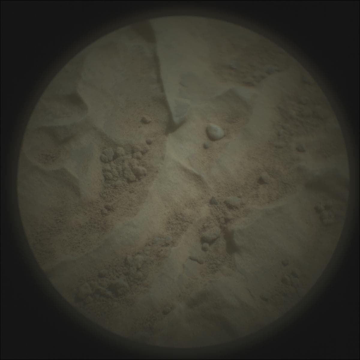 Foto de Marte da câmera SUPERCAM_RMI