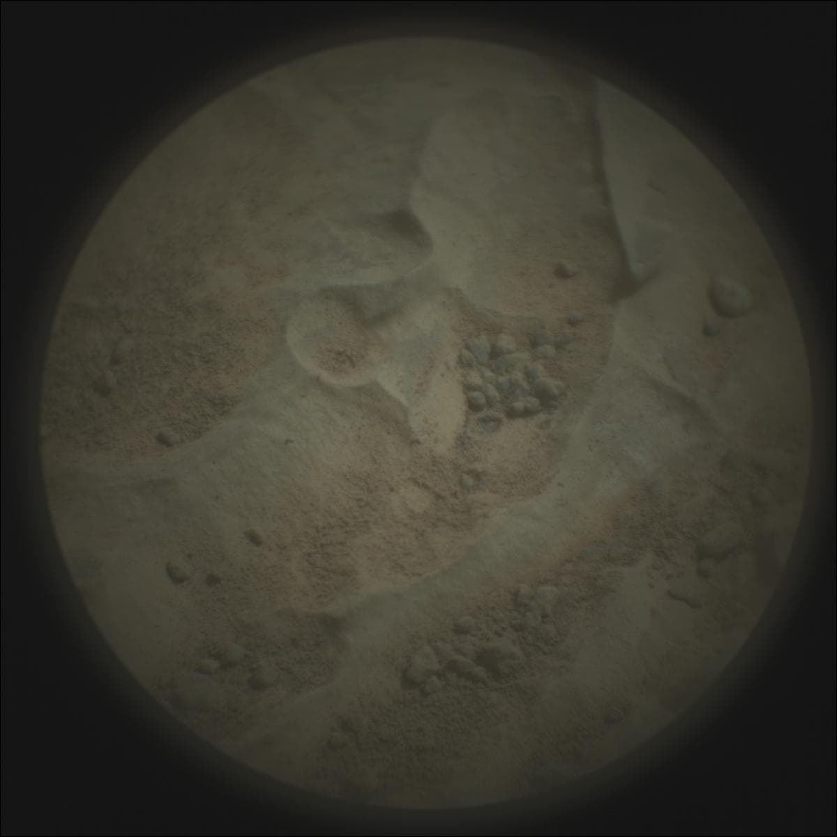 Foto de Marte da câmera SUPERCAM_RMI