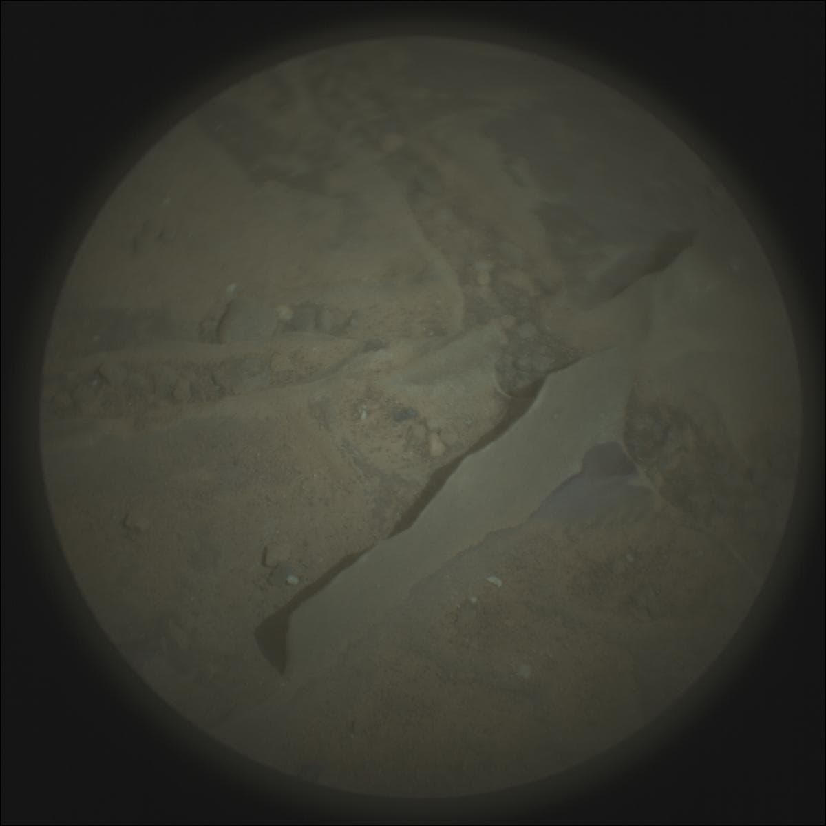 Foto de Marte da câmera SUPERCAM_RMI